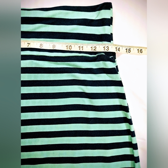 Rue21 Womens Blue Striped Pull On Maxi Skirt Size Medium - Picture 6 of 8